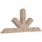 Ekena Millwork Saratoga Smooth Timber Gable Bracket, Douglas Fir, 72"W x 30"H x 5 1/2"D x 5 1/2"F, 10/12 Pitch GBW072X30X0606SAR00SDF - alternate 5